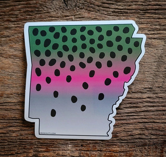 Arkansas Rainbow Trout Sticker