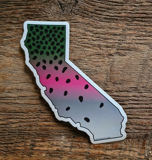 California Rainbow Trout Sticker