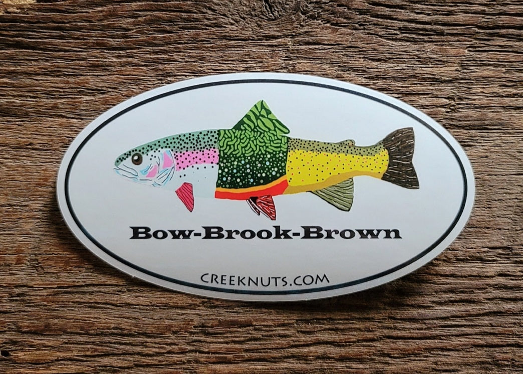 Bow-Brook-Brown Trout Sticker