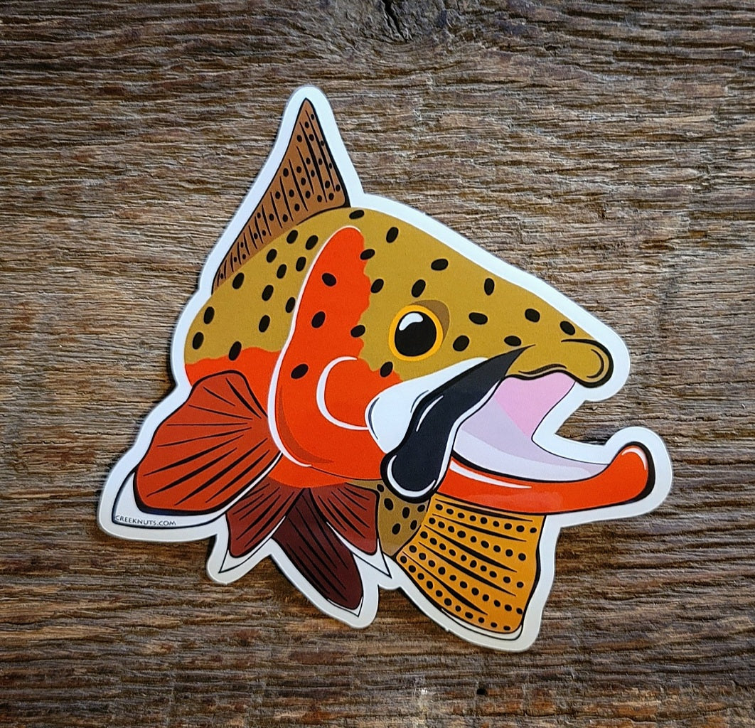 Cutthroat Trout Kype Sticker