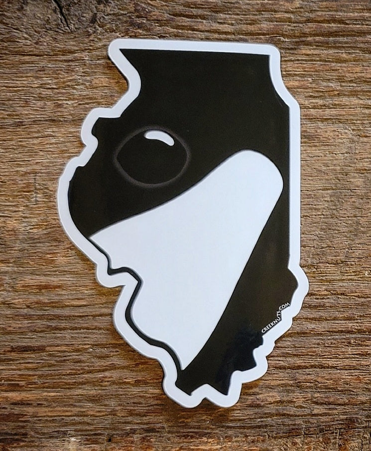 Illinois Canadian Goose Sticker