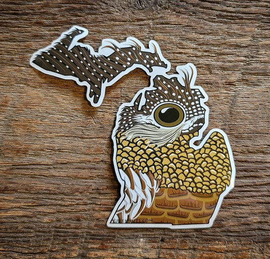 Michigan Grouse Sticker