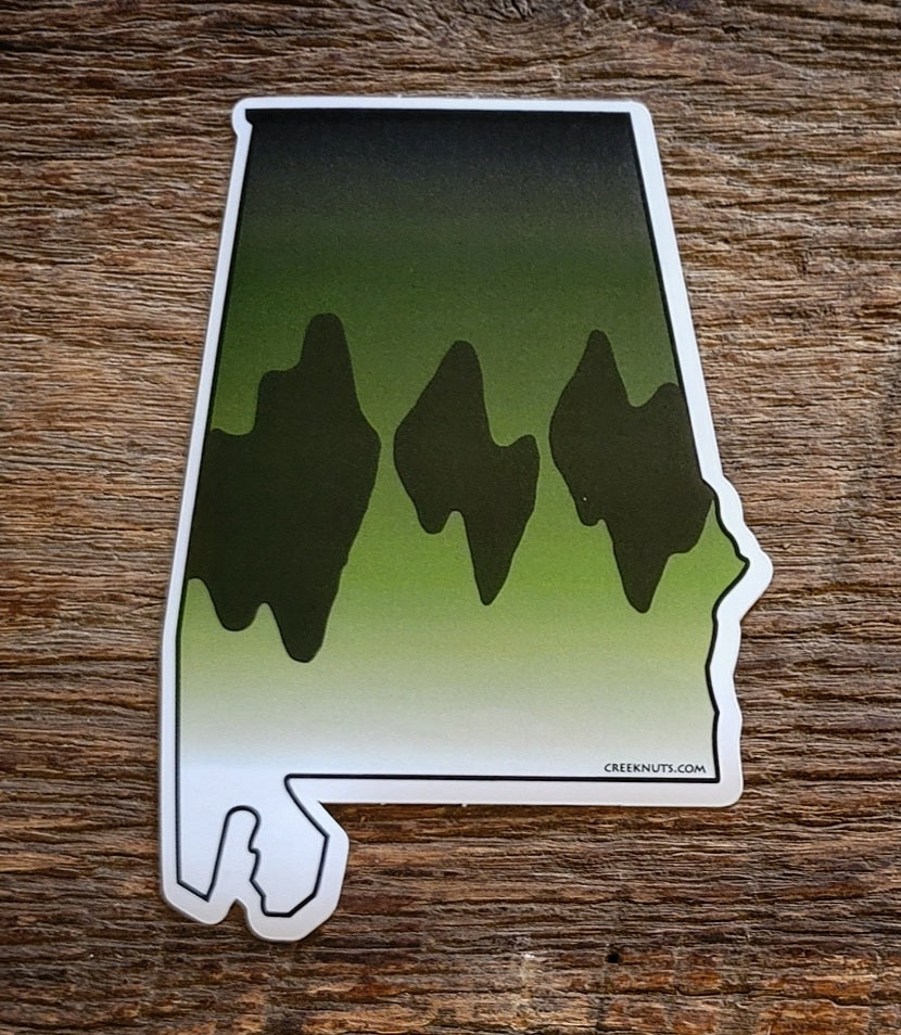 Alabama Largemouth Bass Sticker