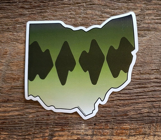 Ohio Largemouth Bass Sticker