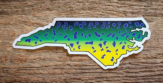North Carolina Mahi Sticker