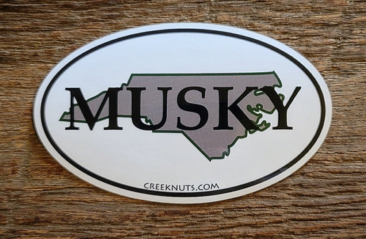 North Carolina Classic Musky Sticker
