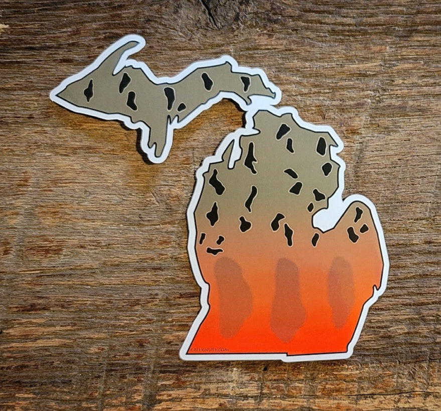 Michigan Chinook Salmon Sticker