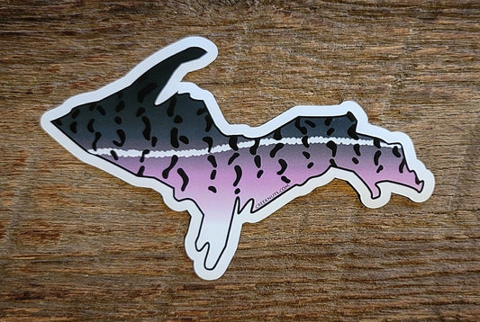 Upper Peninsula Coho Salmon Sticker