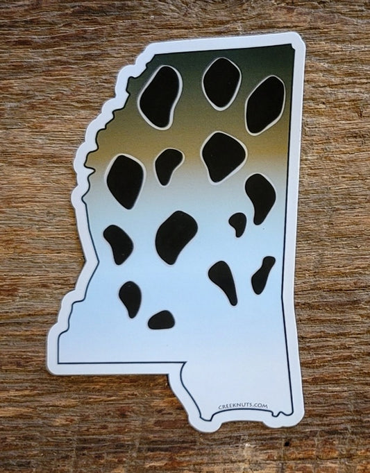 Mississippi Speckled Sea Trout Sticker