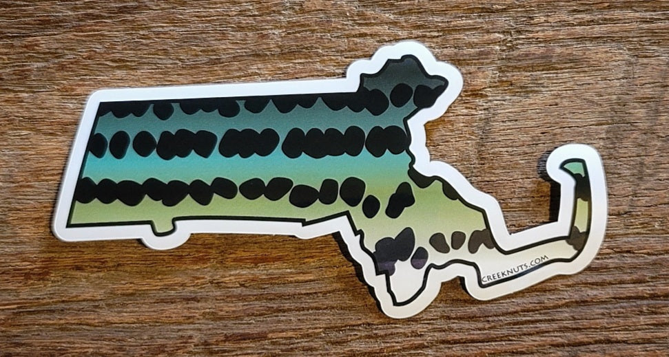 Massachusetts Striper Sticker