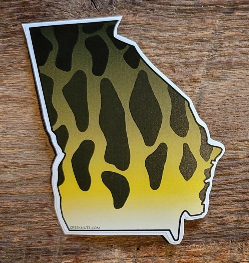 Georgia Smallmouth Bass Sticker