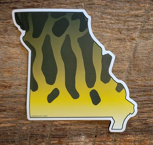 Missouri Smallmouth Bass Sticker
