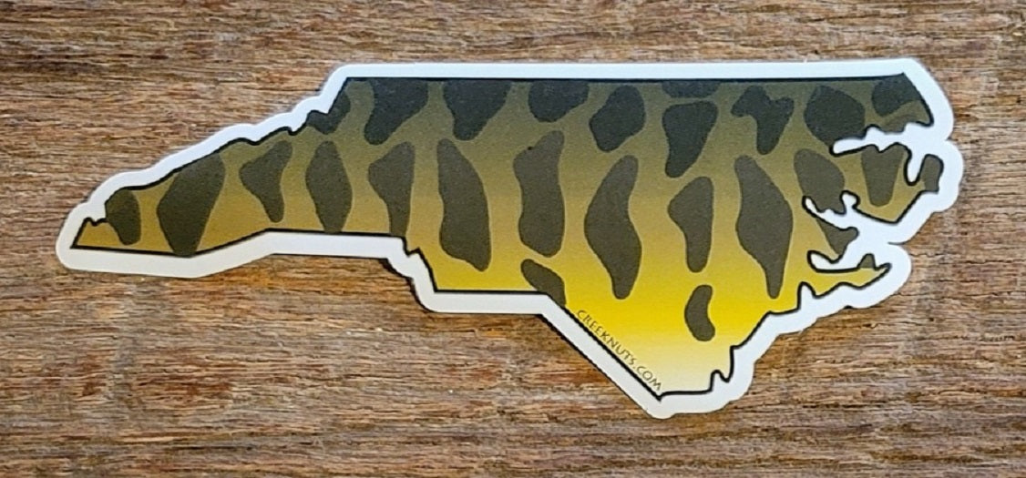 North Carolina Smallmouth Bass Sticker