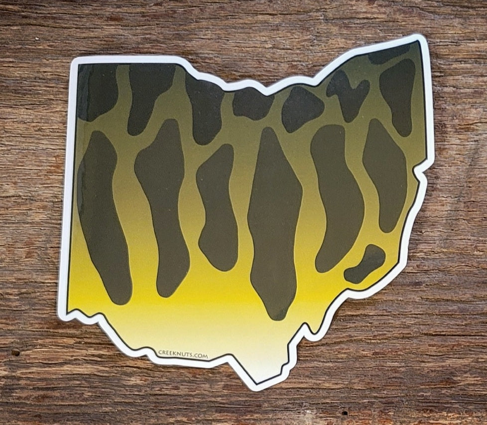 Ohio Smallmouth Bass Sticker