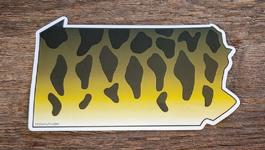 Pennsylvania Smallmouth Bass Sticker