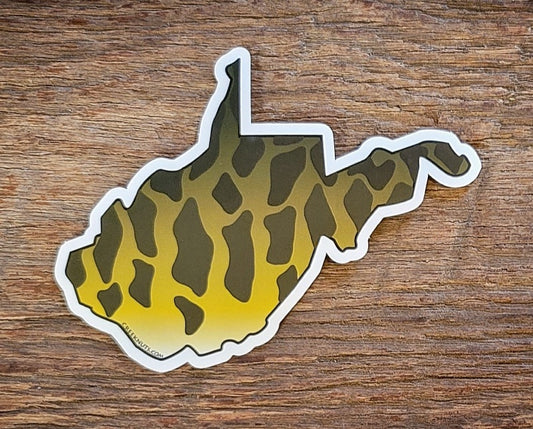 West Virginia Smallmouth Bass Sticker