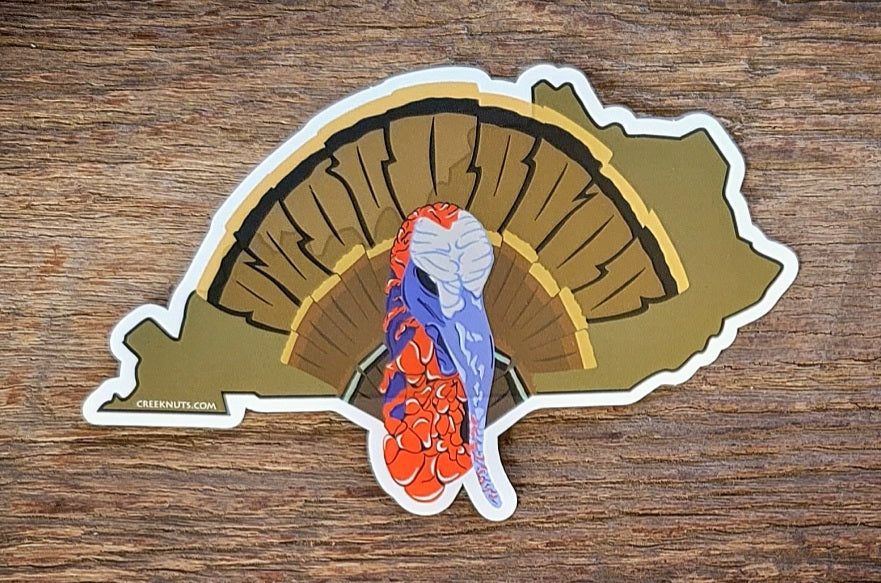 Turkey on Kentucky Sticker