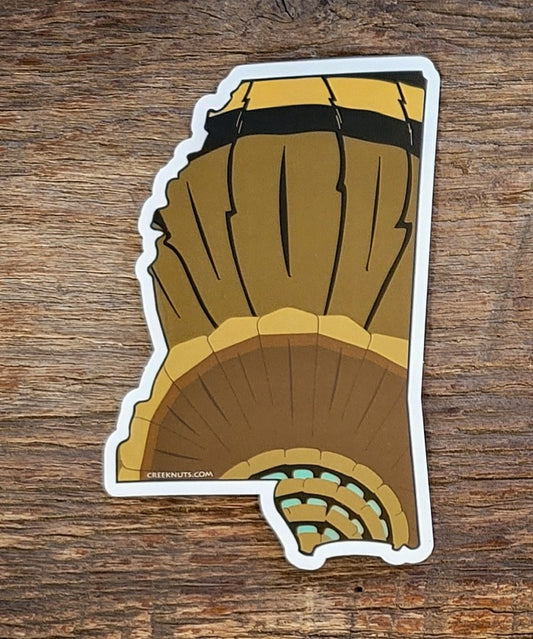 Mississippi Turkey Sticker