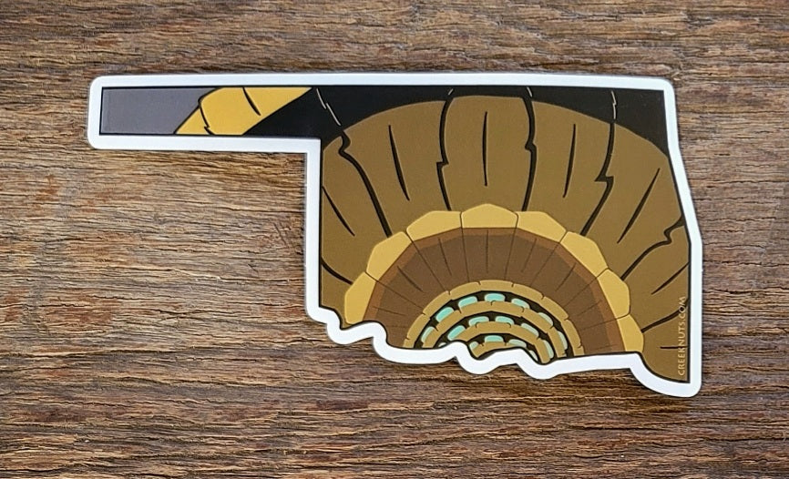Oklahoma Turkey Sticker