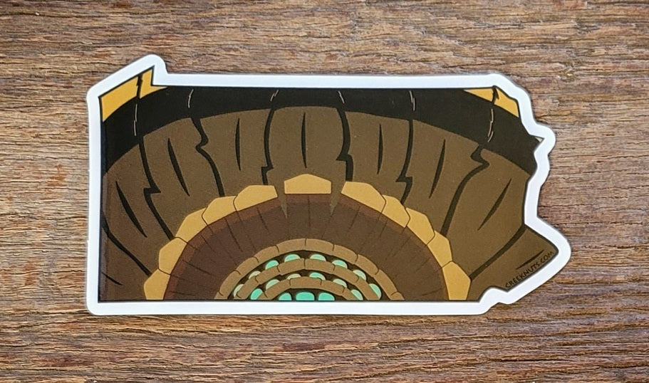 Pennsylvania Turkey Sticker