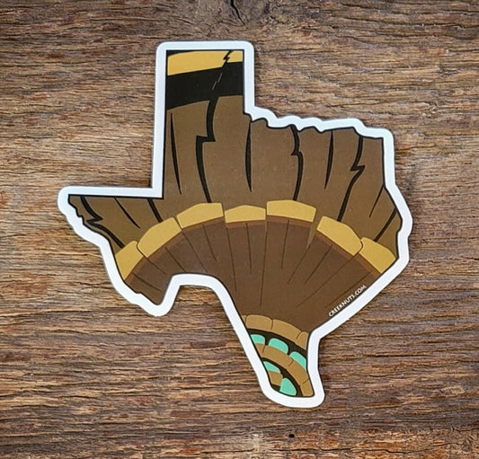 Texas Turkey Sticker