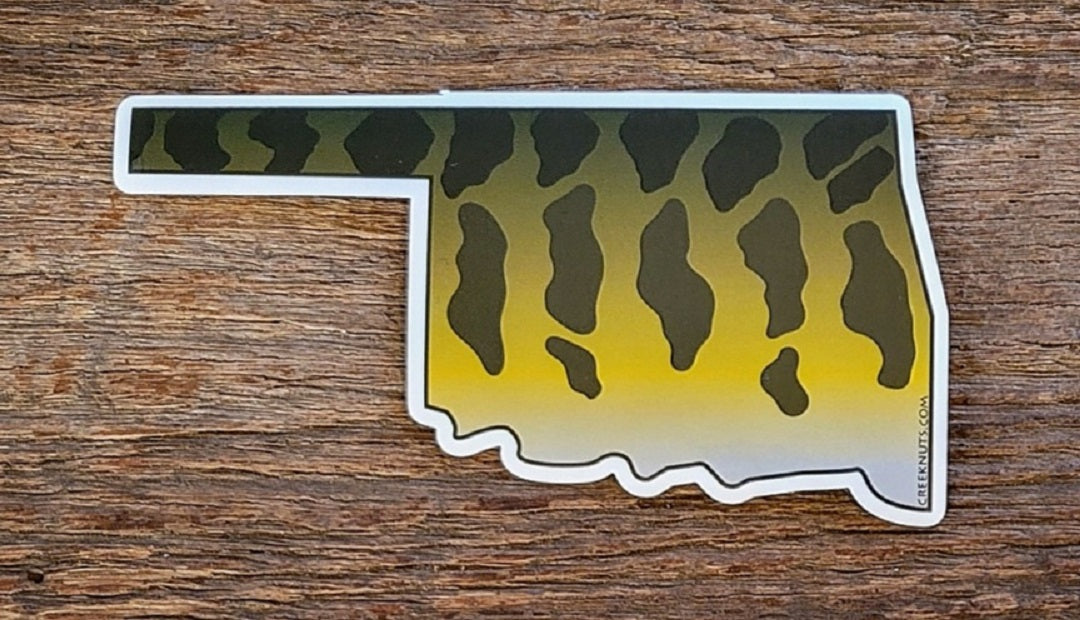 Oklahoma Smallmouth Bass Sticker