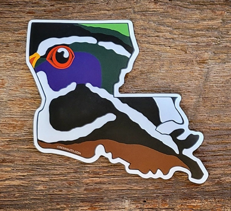 Louisiana Wood Duck Sticker