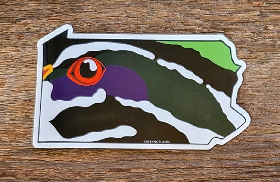 Pennsylvania Wood Duck Sticker