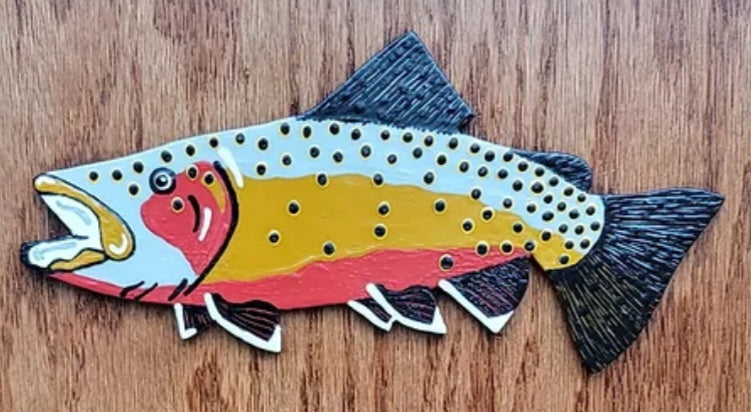 Hand-Painted Trout