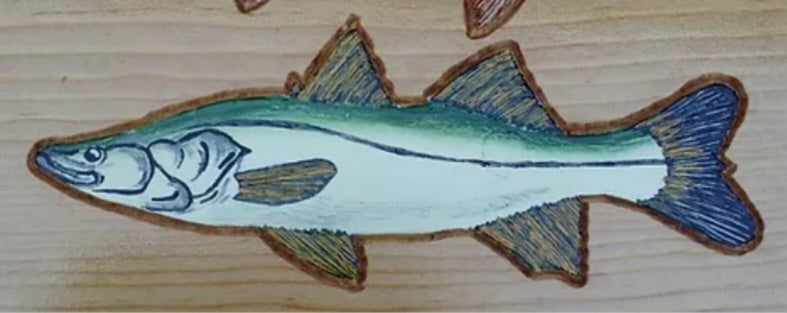 Hand-Painted Saltwater Fish