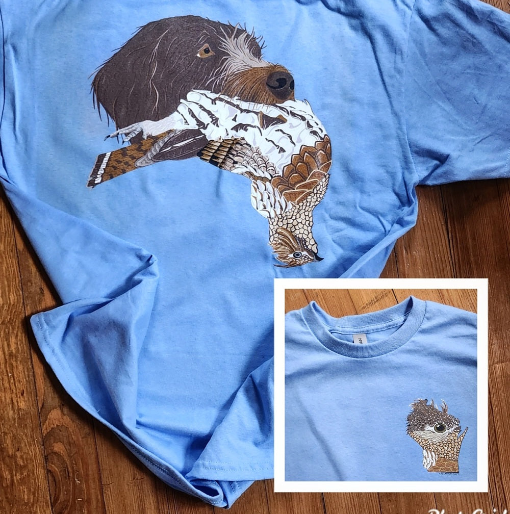 Griffon with Grouse Long Sleeve T-Shirt