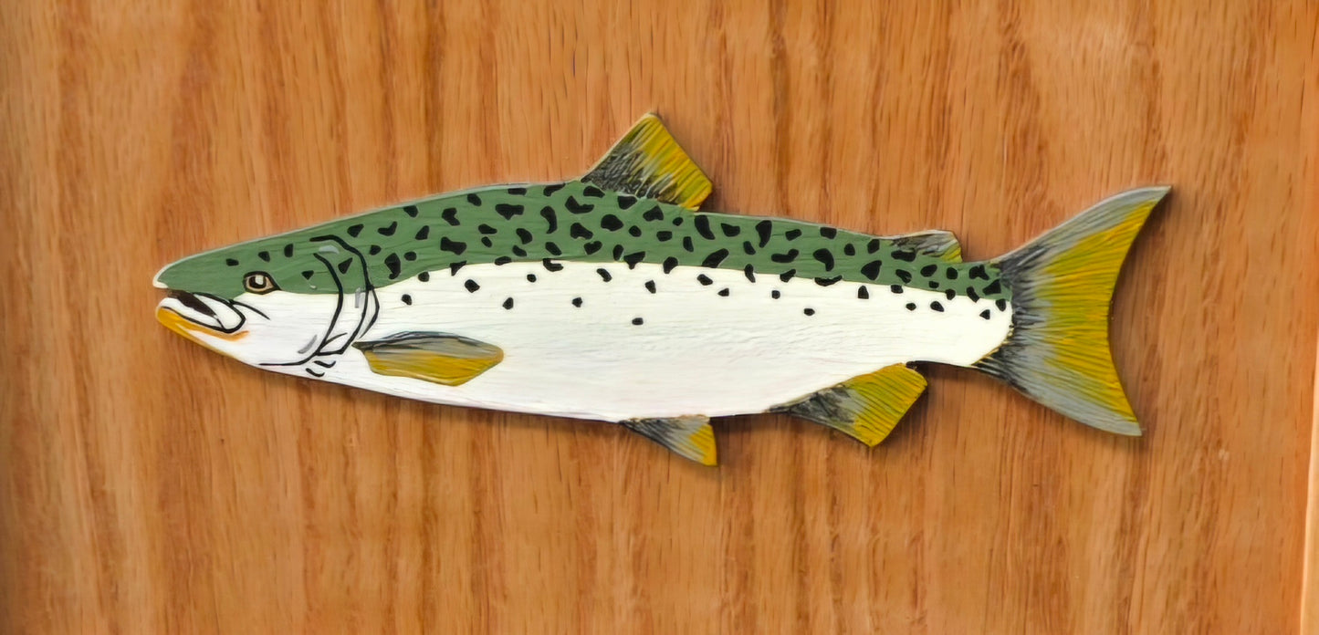 Hand-Painted Salmon