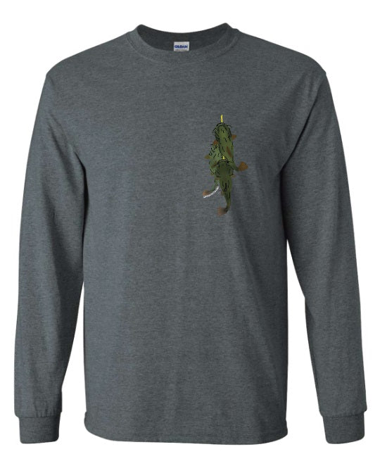 Bigfoot with Catfish Long Sleeve T-Shirt