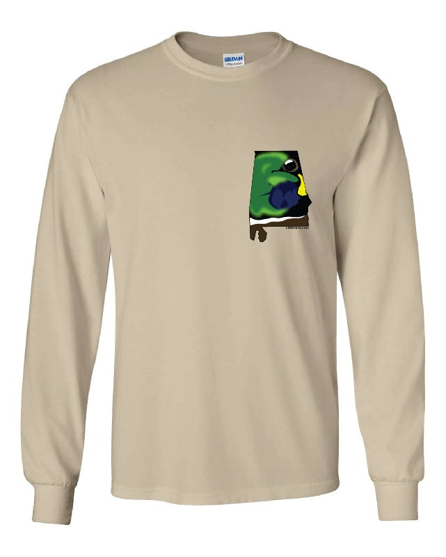 Boykin Spaniel with Mallard Duck Long Sleeve T-Shirt