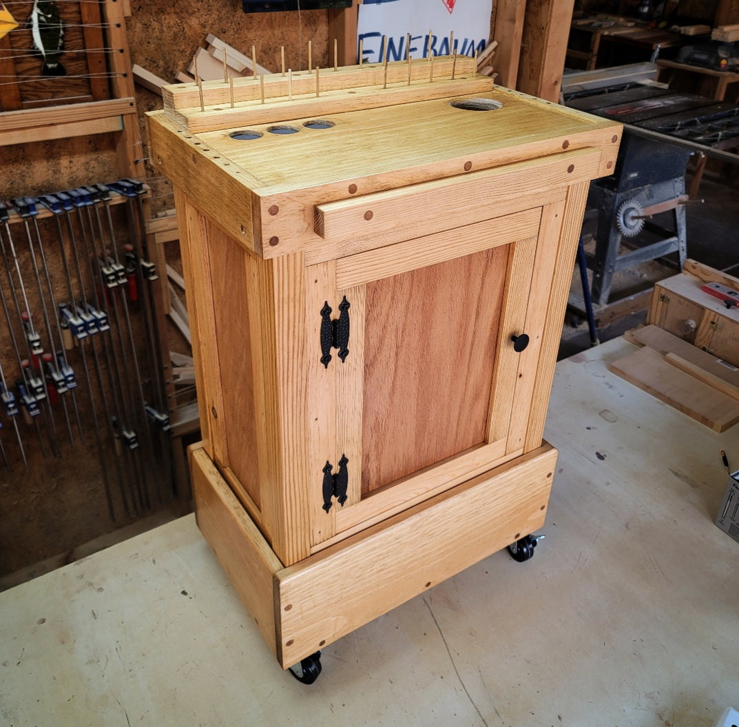 Fly-Tying Table Caster Box