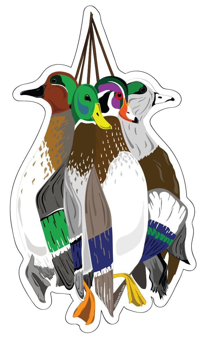 Mixed Bag Ducks Hunt Sticker