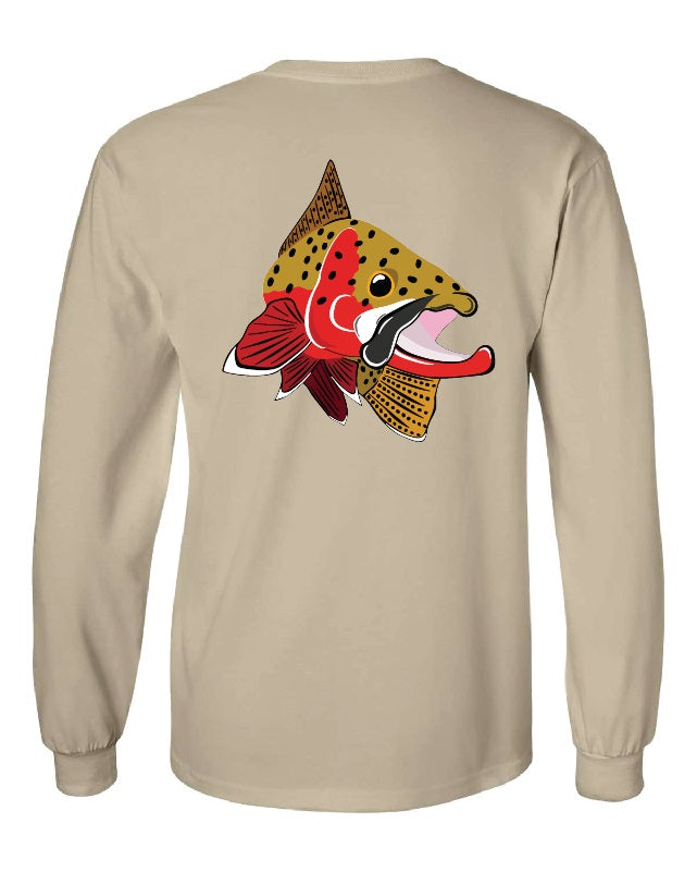 Cutthroat Trout Kype Long Sleeve T-Shirt