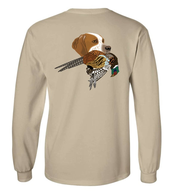 English Pointer with Pheasant Long Sleeve T-Shirt