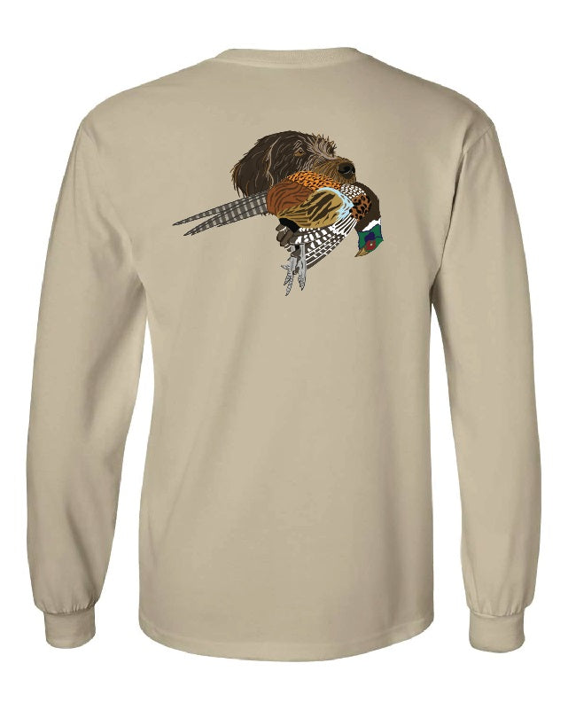 Griffon with Pheasant Long Sleeve T-Shirt